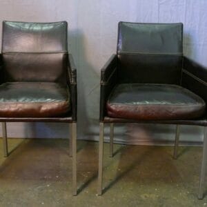 Two TEXAS dining chairs with armrests by KFF design