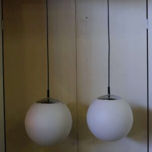Vintage globe lamps Peill & Putzler and Raak